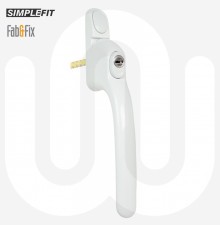 Simplefit by Fab & Fix Locking Inline Espag Window Handle - 40mm Spindle